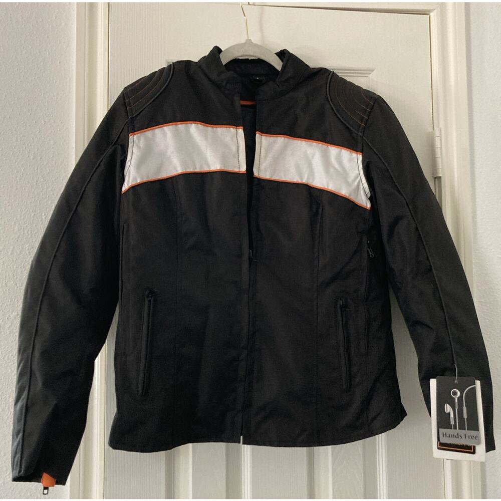 NWT Revolution Gear By Unik Textile Motorcycle jacket - Womens Size Large Armor